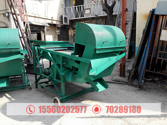 廣東小型糧食篩分拋糧機已發貨,張經理請注意