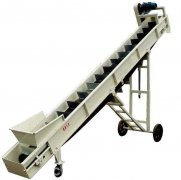 大傾角皮帶輸送機的結構、特點